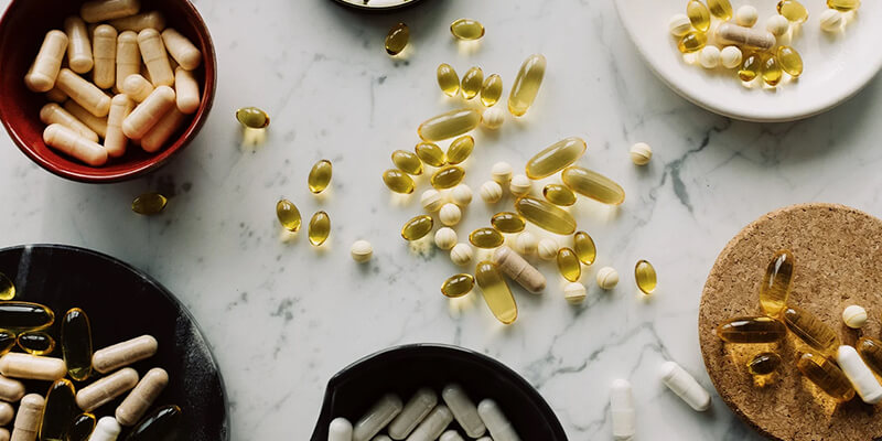 Supplements and Medicine on a Table